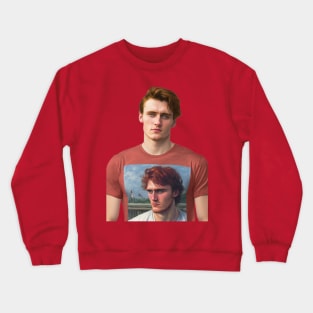 Man Wearing T-Shirt T-Shirt Crewneck Sweatshirt